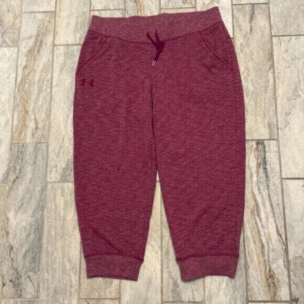 Under Armour women's small All Season Gear purple jogger sweatpants
